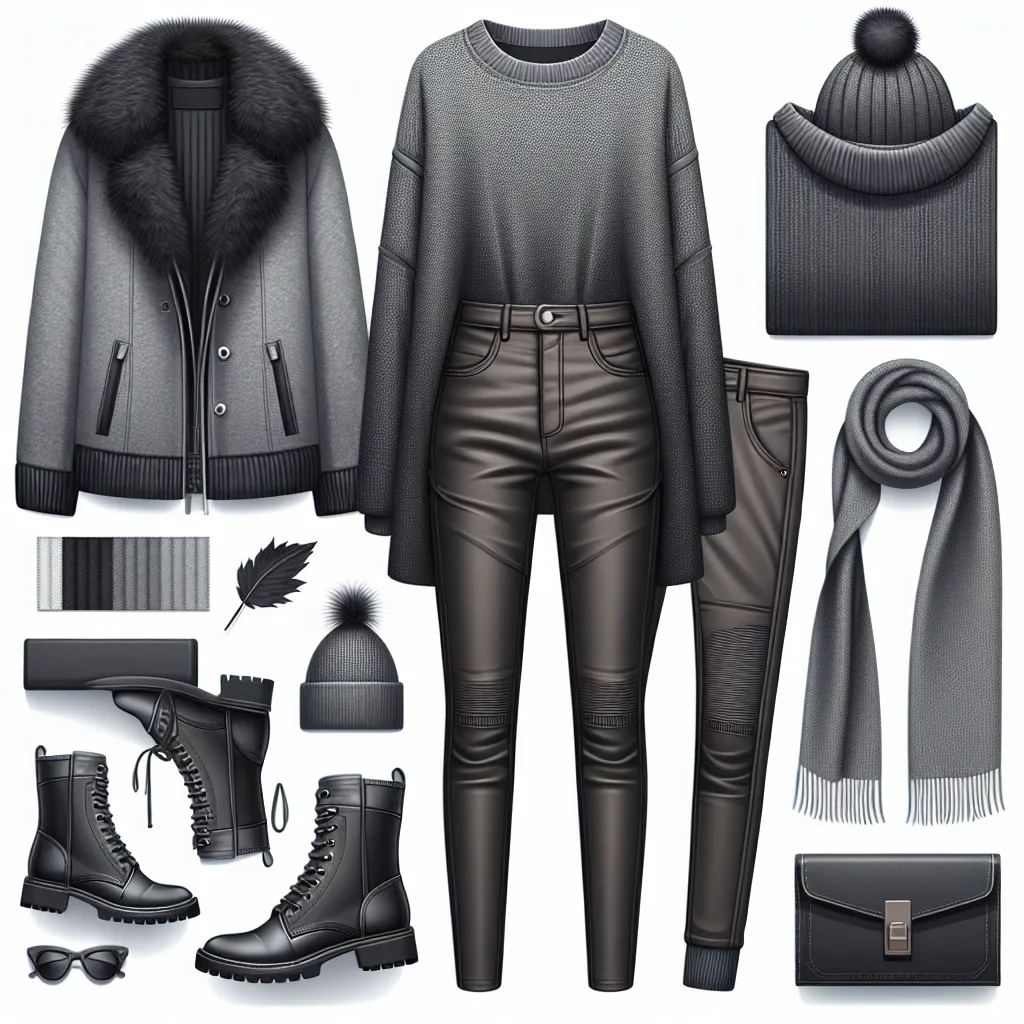 冬日穿搭祕訣: 搭上灰黑色調，瞬間提升你的氣質感