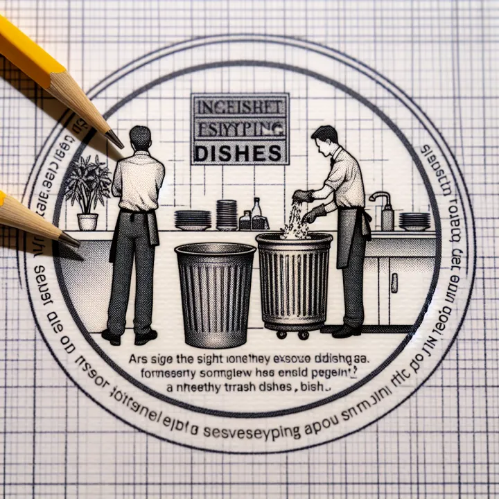 「餐具清潔」竟然跟「垃圾桶」有關？揭秘網友偷拍的驚人一幕！